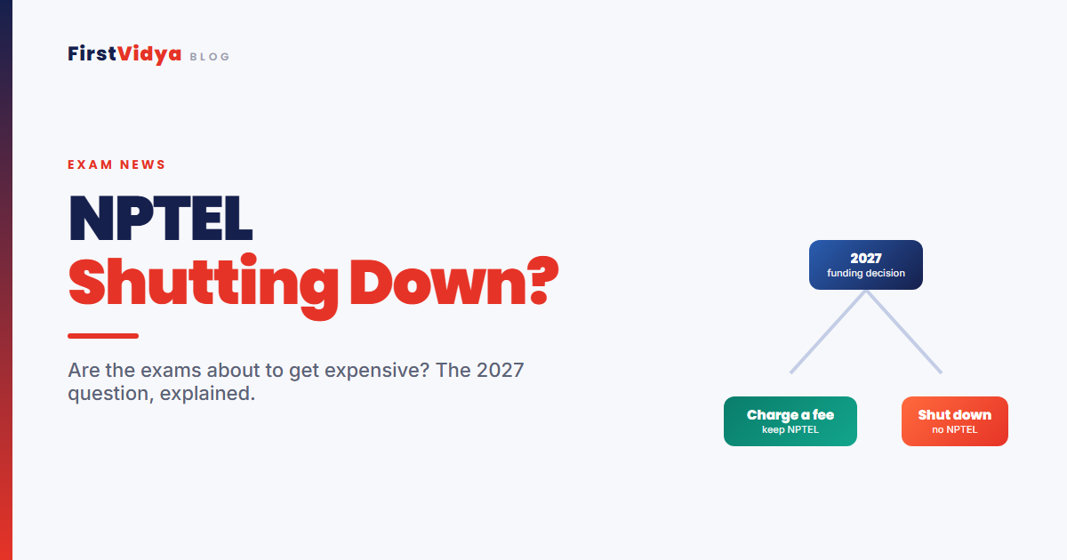 NPTEL Shutting Down? Are the Exams About to Get Expensive?