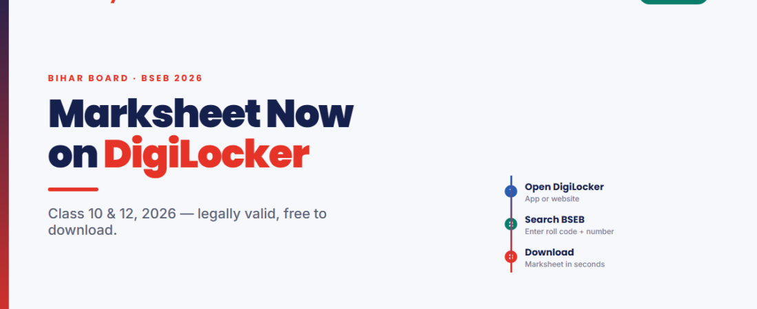 BSEB 2026 Marksheet on DigiLocker: How to Download Class 10 & 12 Certificates
